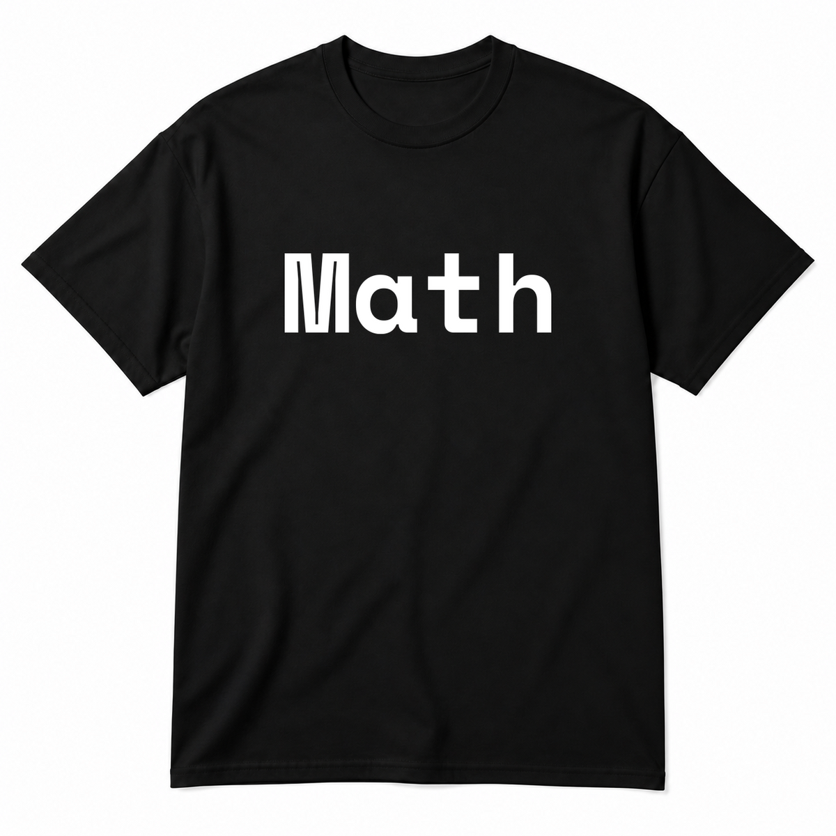 Math T-Shirt in black