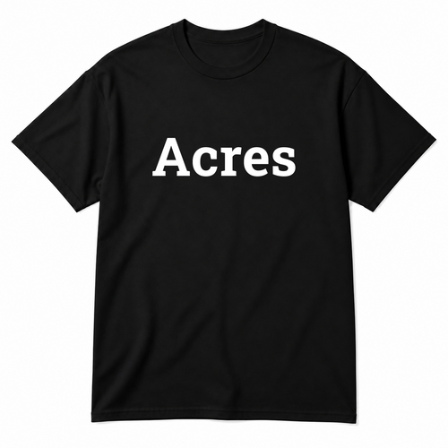 Acres T-Shirt in black
