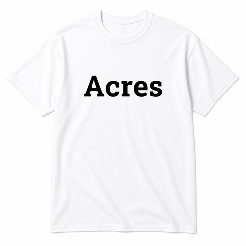 Acres T-Shirt in white