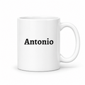 Antonio Mug in white with handle right