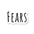 Fears die-cut sticker