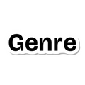 Genre die-cut sticker
