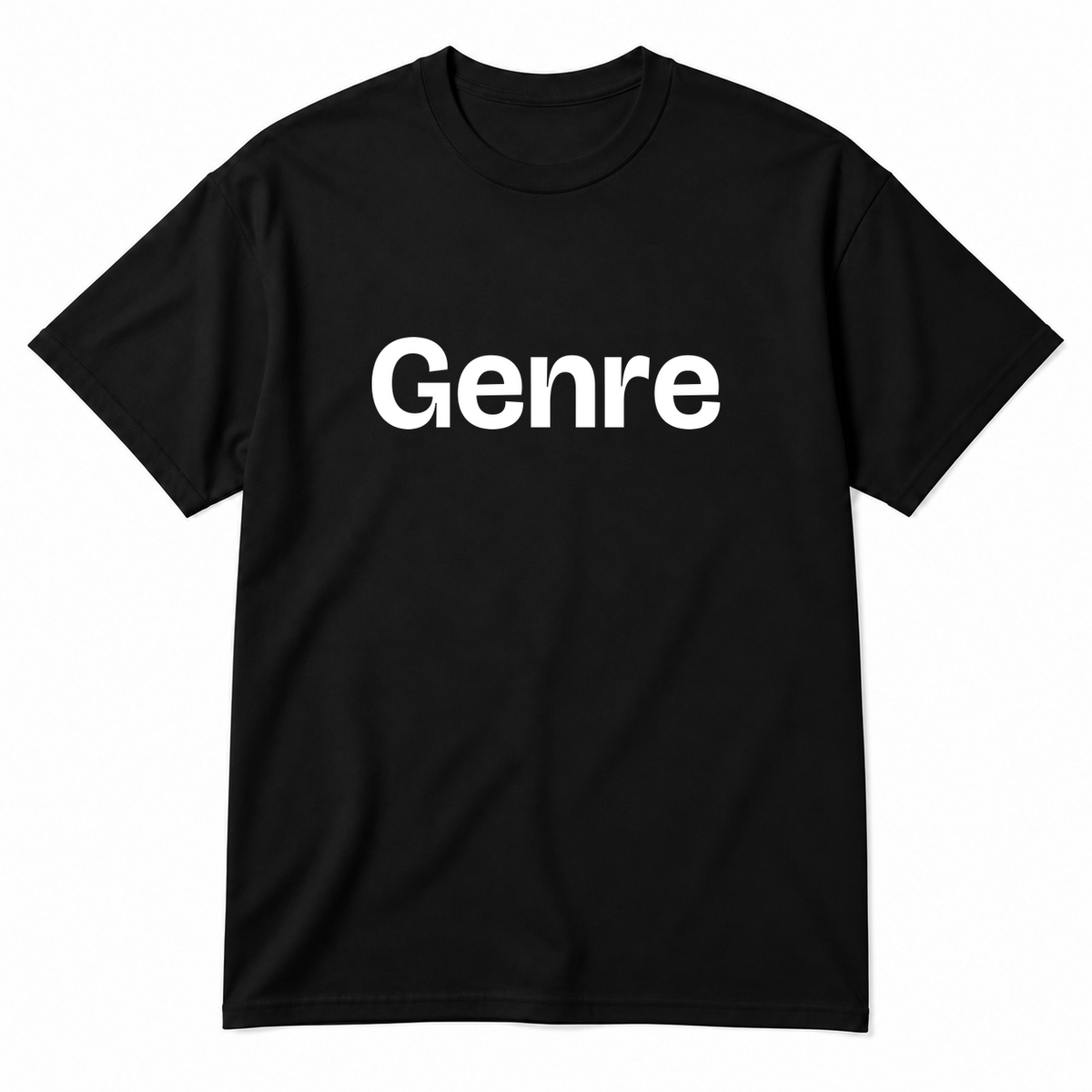 Genre T-Shirt in black
