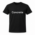 Concrete T-Shirt in black