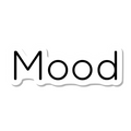 Mood die-cut sticker