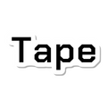 Tape die-cut sticker