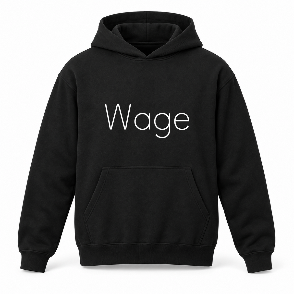 Wage Hoodie in black