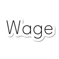 Wage die-cut sticker