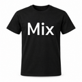 Mix T-Shirt in black