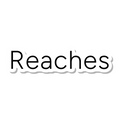 Reaches die-cut sticker
