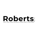 Roberts die-cut sticker
