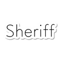 Sheriff die-cut sticker