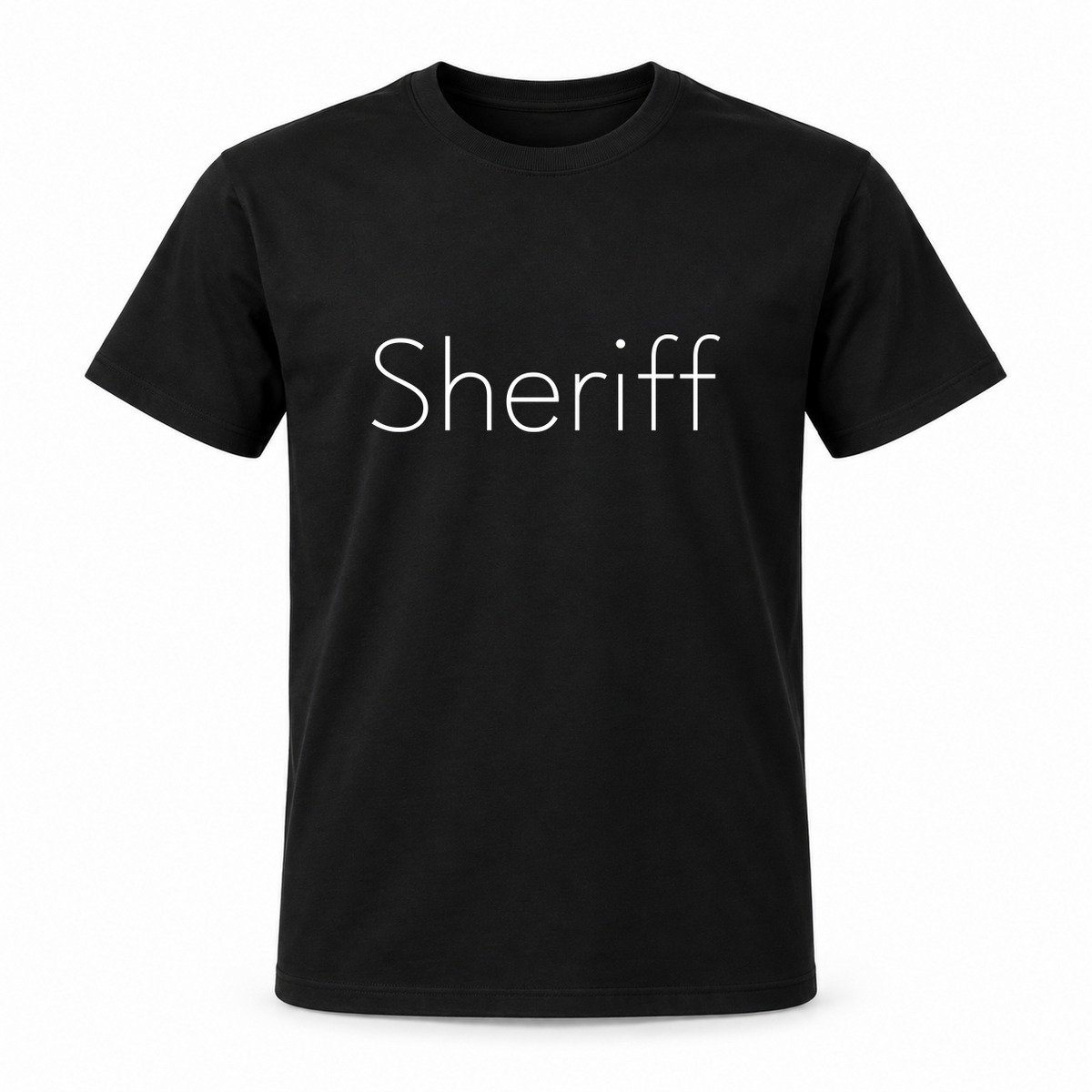 Sheriff T-Shirt in black