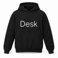 Desk Hoodie in black