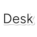 Desk die-cut sticker