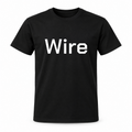 Wire T-Shirt in black
