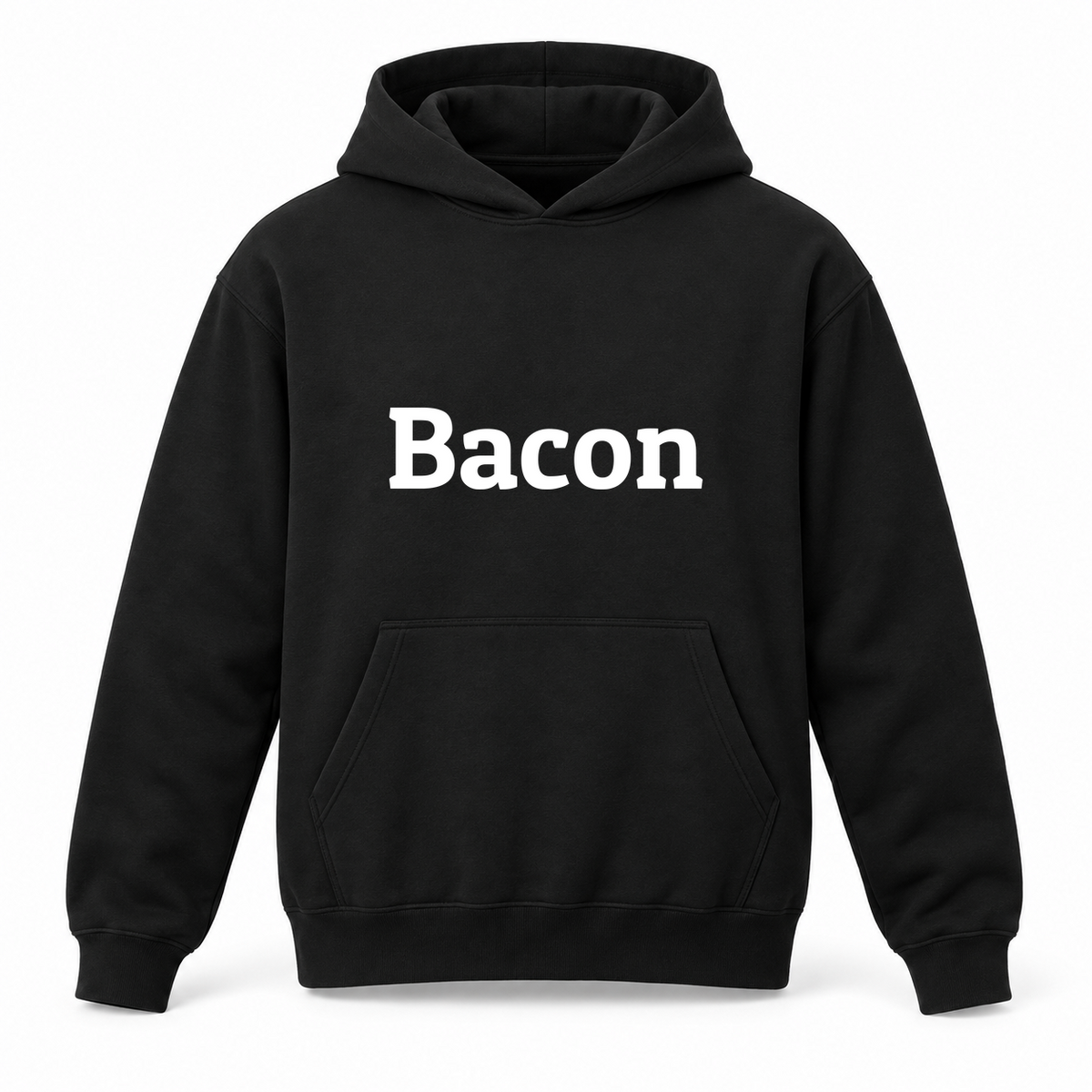 Bacon Hoodie in black