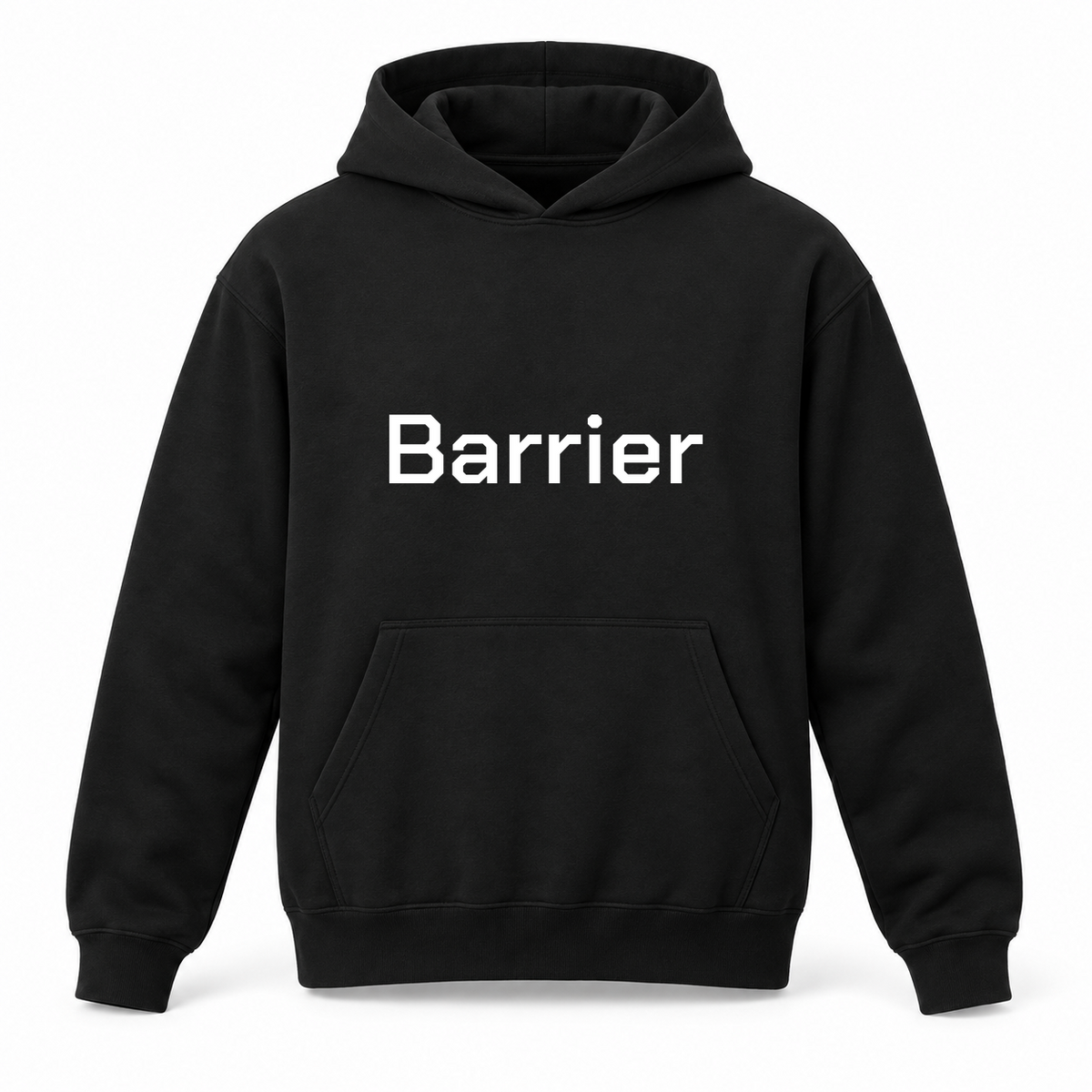 Barrier Hoodie in black
