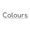 Colours die-cut sticker