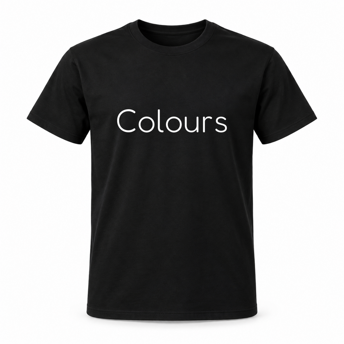 Colours T-Shirt in black