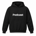 Podcast Hoodie in black