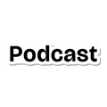 Podcast die-cut sticker