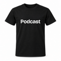 Podcast T-Shirt in black