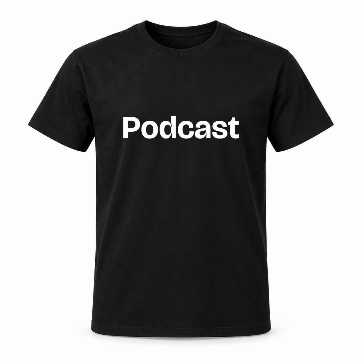 Podcast T-Shirt in black