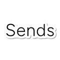 Sends die-cut sticker