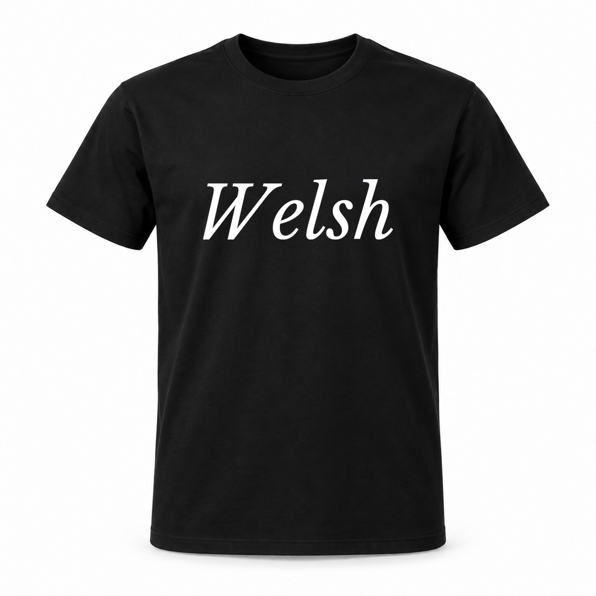 Welsh T-Shirt in black