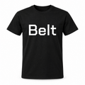Belt T-Shirt in black