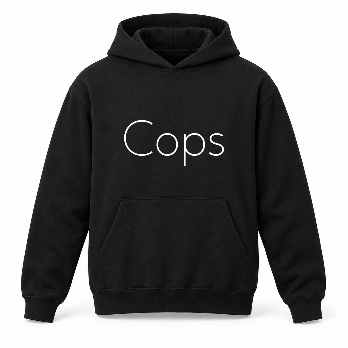 Cops Hoodie in black