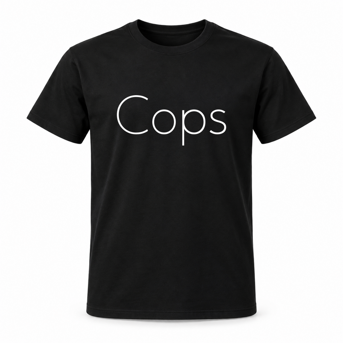 Cops T-Shirt in black