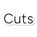 Cuts die-cut sticker