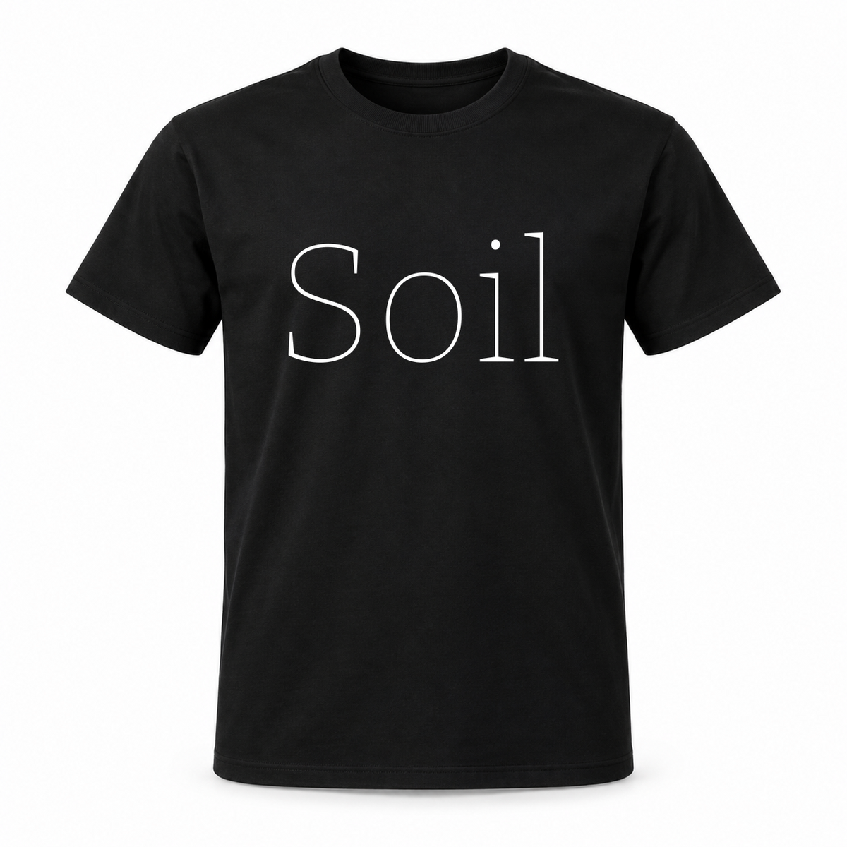 Soil T-Shirt in black