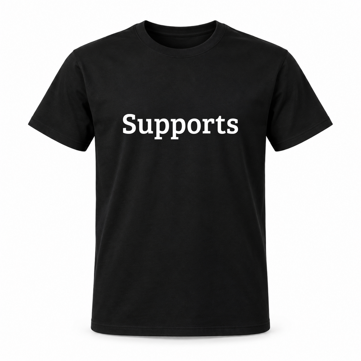 Supports T-Shirt in black
