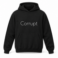 Corrupt Hoodie in black