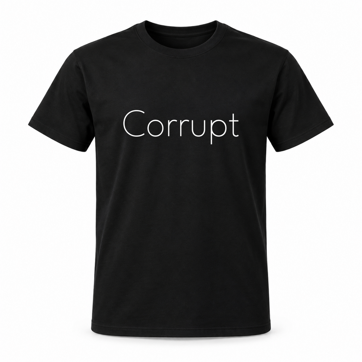 Corrupt T-Shirt in black