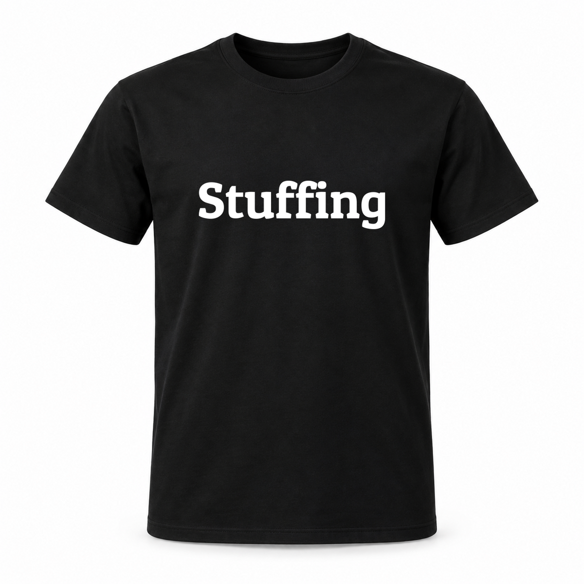 Stuffing T-Shirt in black