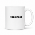 Happiness Mug in white