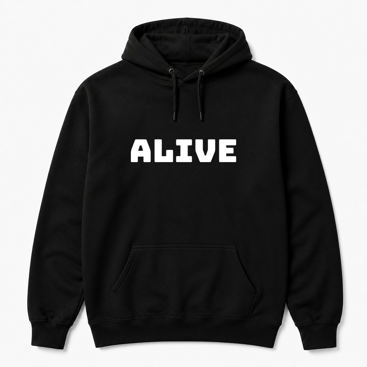 Alive Hoodie in black