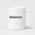 Balance Mug in white