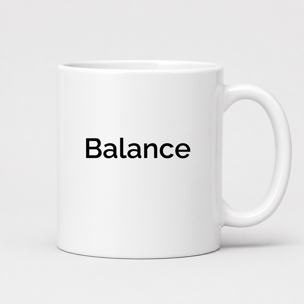 Balance Mug in white