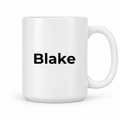 Blake Mug in white with handle right