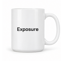 Exposure Mug in white with handle right