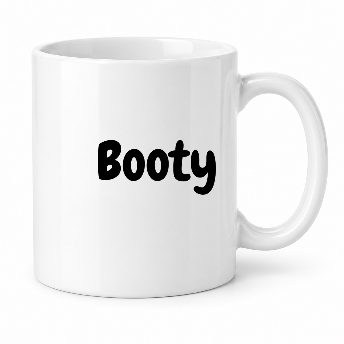 Booty Mug in white