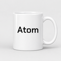 Atom Mug in white