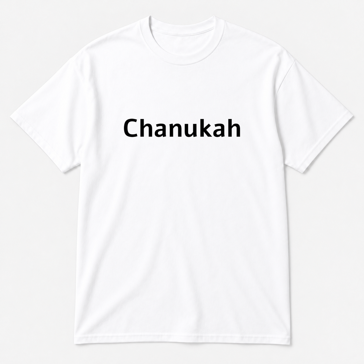 Chanukah T-Shirt in white