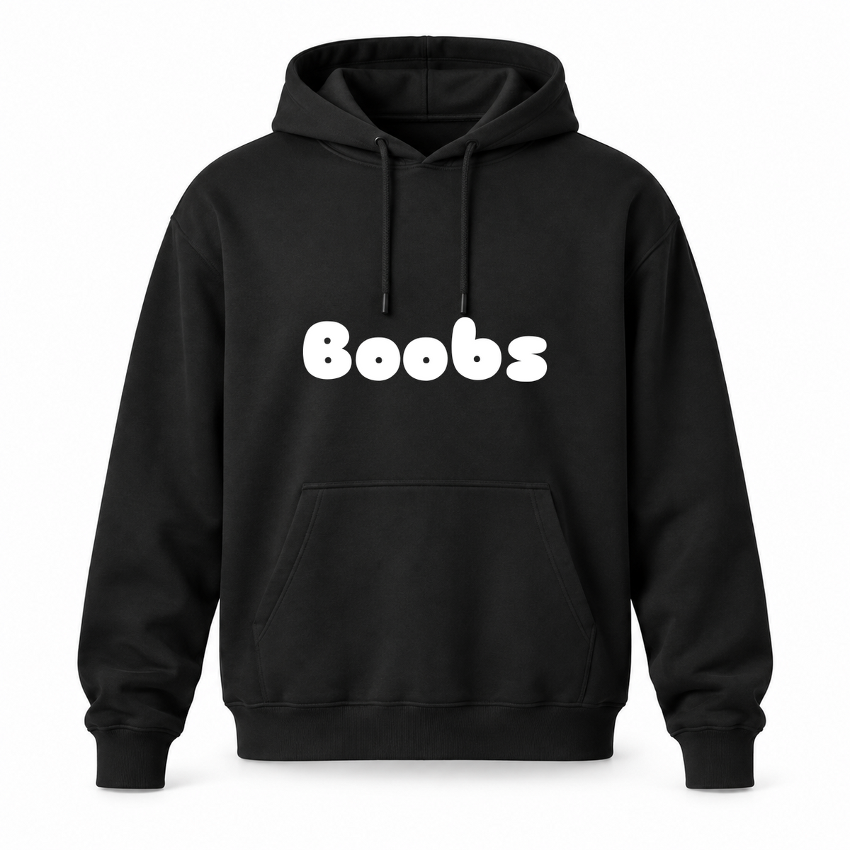 Boobs Hoodie in black