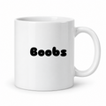 Boobs Mug in white